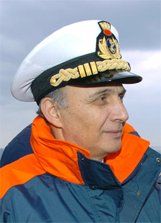 ammiraglio Bruno Branciforte, comandante Squadra Navale