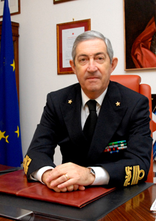 ammiraglio Marco Brusco comandante Capitaneria di Porto- Guardia Costiera