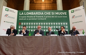 Luigi Legnani, Maurizio Del Tenno,  Roberto Maroni, Mauro Moretti e Vincenzo Soprano