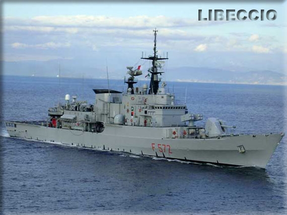 La fregata Libeccio della Marina Militare Italiana