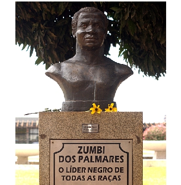 Busto a Brasilia raffigurante Zumbi dos Palmares