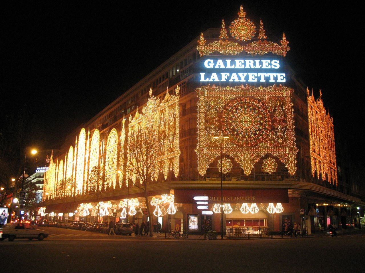 Le Galeries Lafayette di Parigi