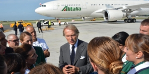 Luca Cordero di Montezemolo, presidente di Alitalia