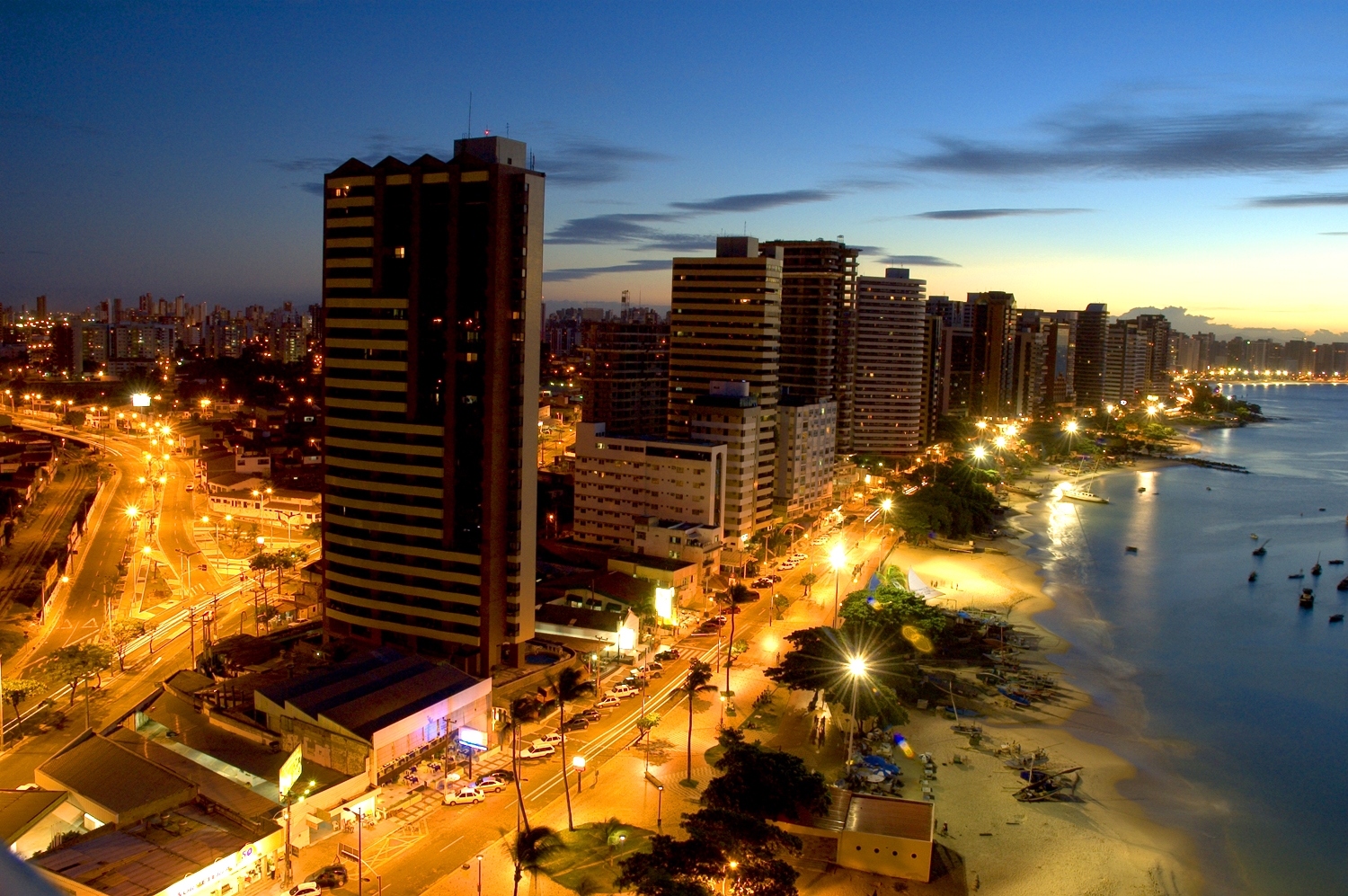 Vista di Fortaleza, nello Stato di Cearà