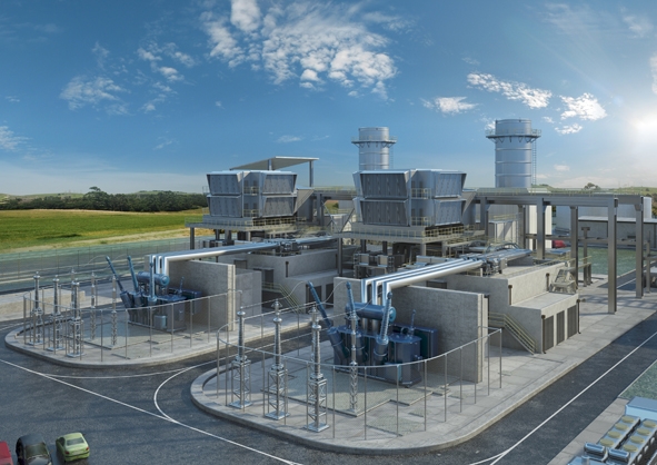 Il progetto della centrale elettrica di Dedisa a Port Elizabeth in Sudafrica