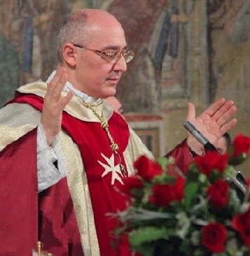 Mons. Luigi Francesco Casolini, presidente del Capitolo cattedrale di Tivoli e rettore dell’Associazione Cavalieri di San Silvestro