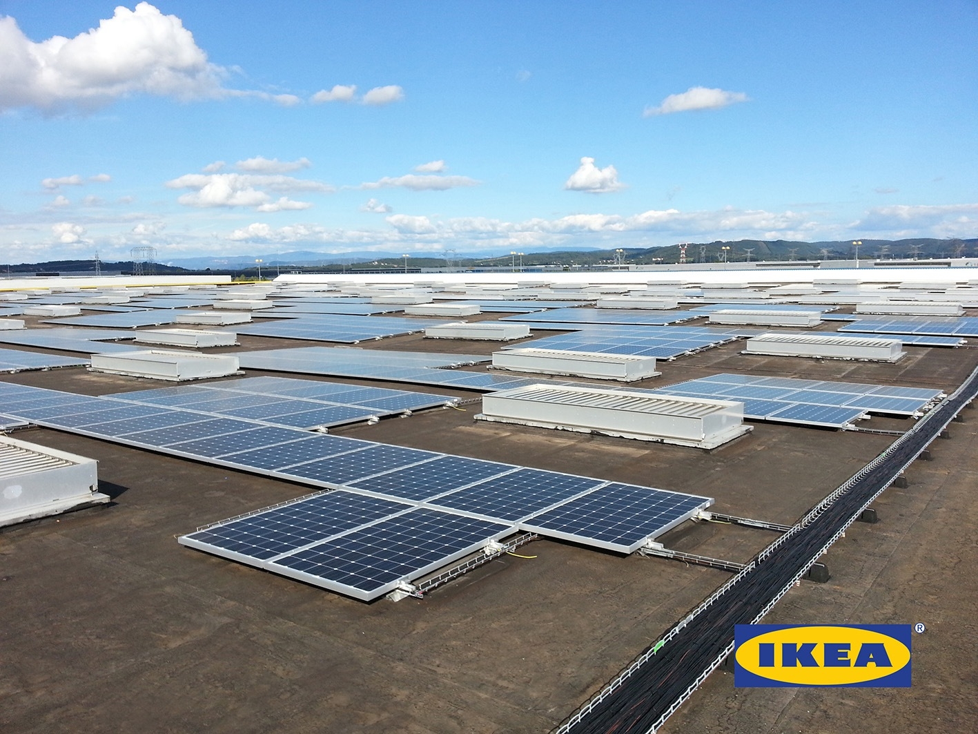 L’impianto fotovoltaico di Ikea a Lione