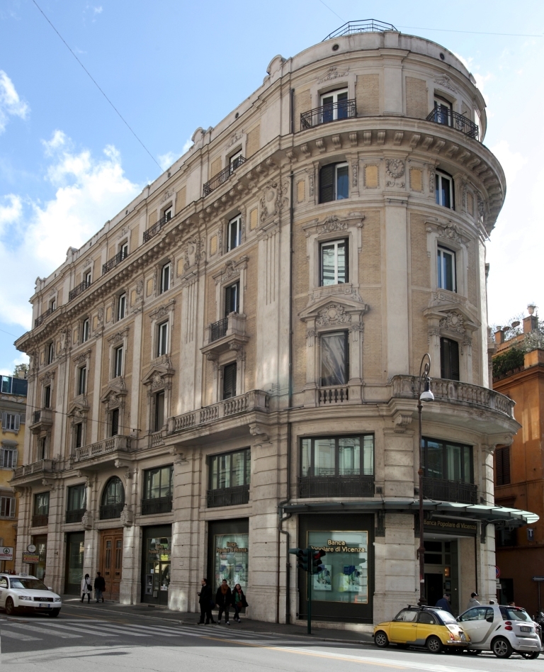 Roma. La nuova sede della  Banca Popolare di Vicenza