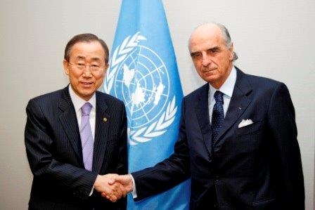 Mario Pescante e Ban Ki-moon